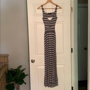 Stripped Maxi Dress